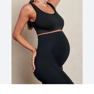 BLANQI Everyday Black maternity support compression leggings Activewear